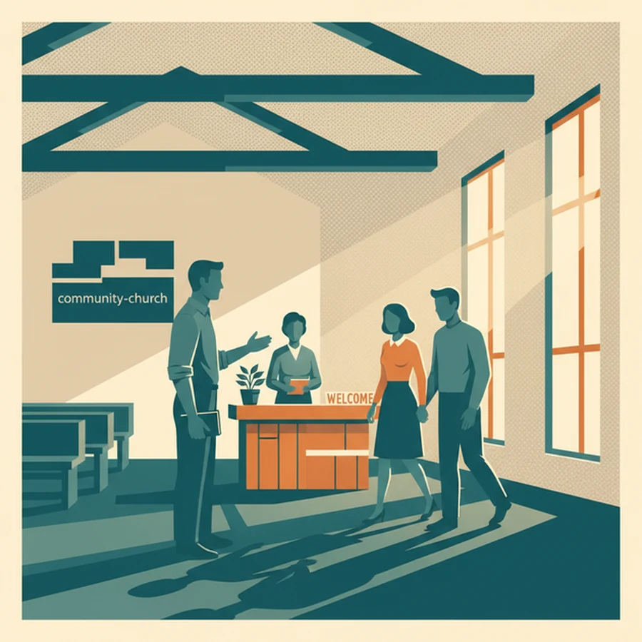 Churches & Ministries call illustration